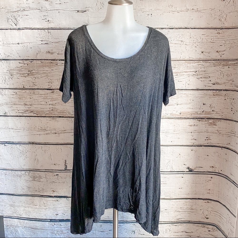 Brandy Melville gray long tunic tee OS
